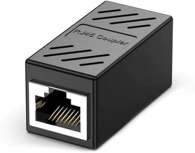 Coupleur RJ45 Noir CAT 6A/5A