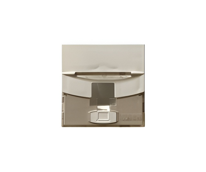 Plastron Corning RJ45 45x45 translucide