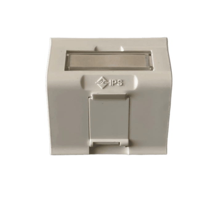 Plastron Ingelec IPS RJ45 45x45 Blanc