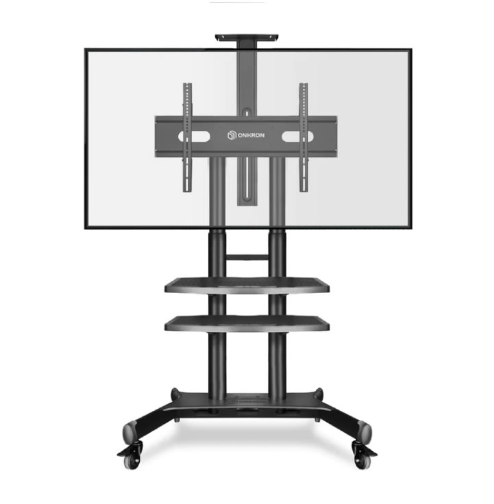 TS1881 BLACK Support à roulettes  50" à 86"