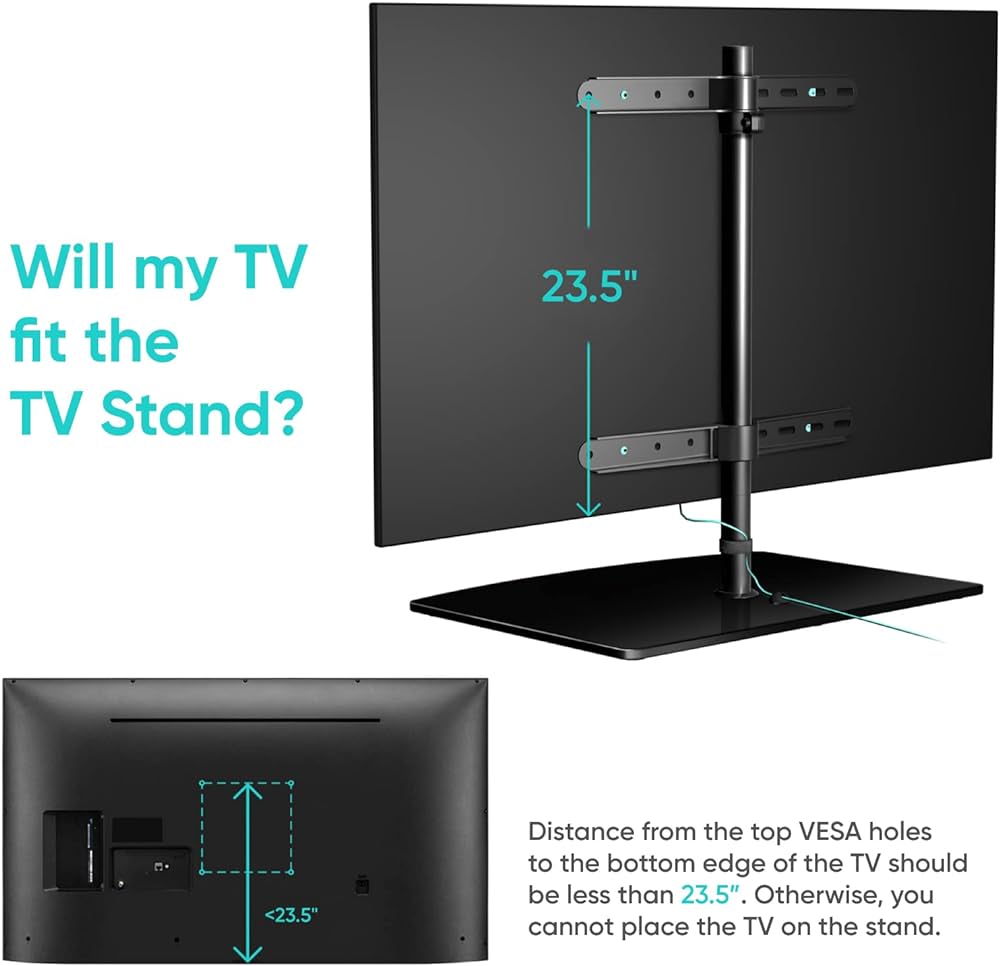 [PT2] Support TV de table 32/65 noir