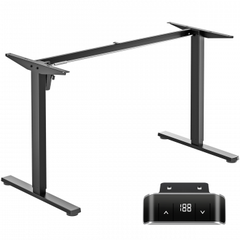 WDF221E BLACK Table bureau élecrrique avec réglage en hauteur