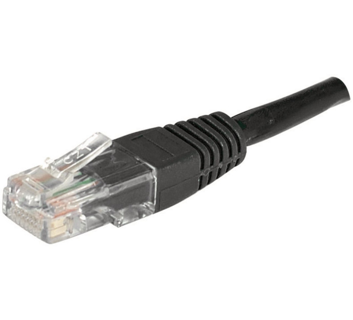 Cordon RJ45 catégorie 6 U/UTP noir - 5 m