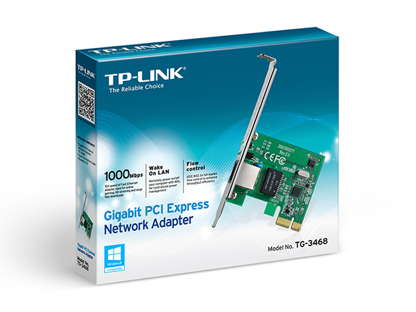 Adaptateur réseau Gigabit PCI Express TG3468