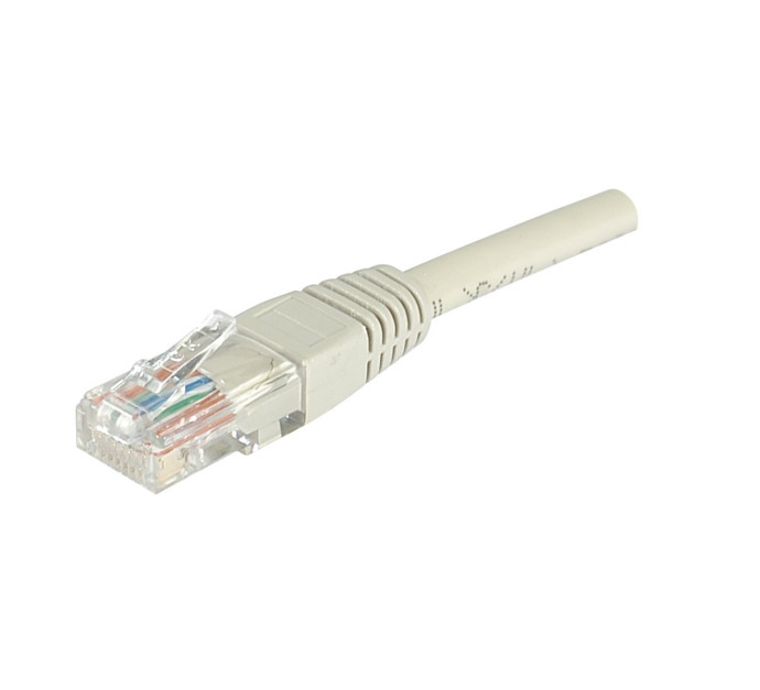 Cordon RJ45 catégorie 6 U/UTP gris  - 2m