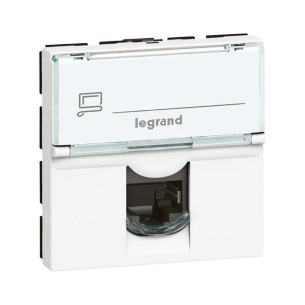 LEGRAND Mosaic 45x45 Prise RJ45 CAT 6 FTP