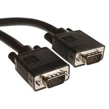 Rallonge de câble SVGA HD 15 mâle vers HD 15 femelle, 3 m. Noir