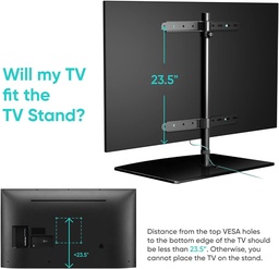 [PT2] Support TV de table 32/65 noir [PT2 Black]