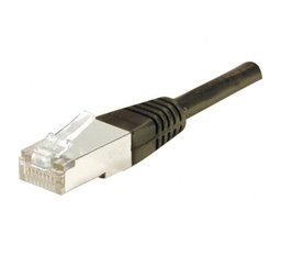 Cordon RJ45 catégorie 6 F/UTP noir - 0,3 m [842047]