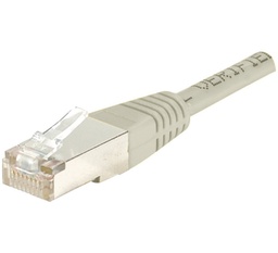 Cordon RJ45 catégorie 6 F/UTP gris - 0,5 m [842050]