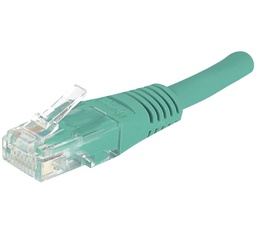 Cordon RJ45 catégorie 6 U/UTP vert - 0,5 m [244700]