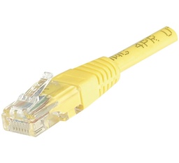 Cordon RJ45 catégorie 6 U/UTP jaune - 3 m [245730]