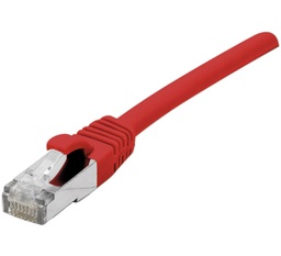 Cordon RJ45 catégorie 6A S/FTP  rouge - 0,5 m [858467]