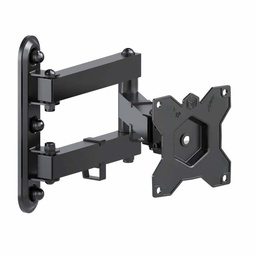 R4 BLACK Support mural inclinable écrans 10" à 35", Rotation 360°, 20 kg max [R4 BLACK]