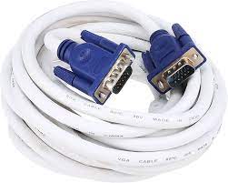 Câble VGA 5M Mâle/Mâle – Blanc
