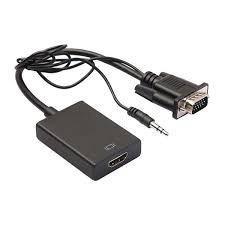 Convertisseur VGA M Vers HDMI F +Audio TV [FHD1080]